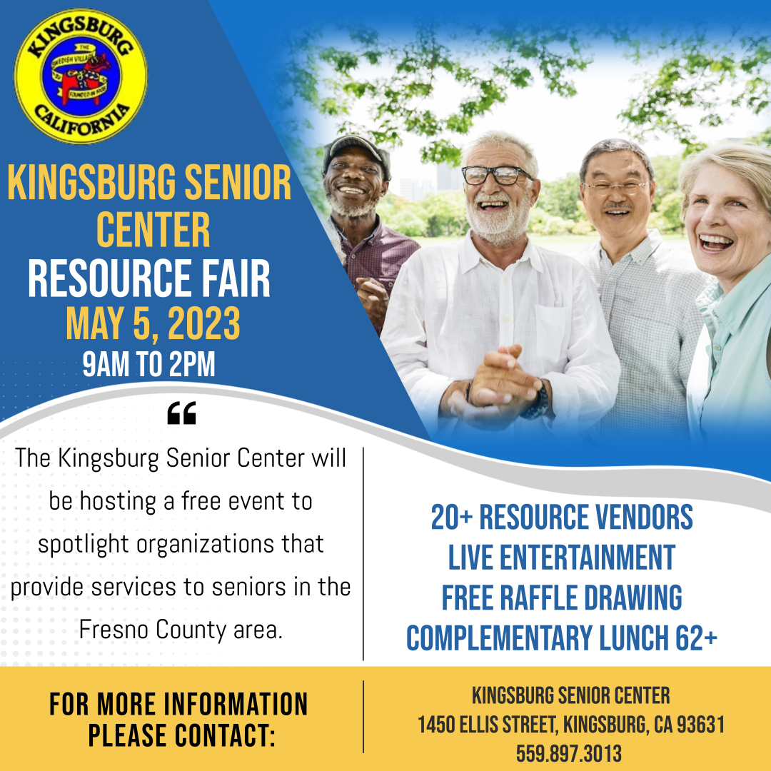 Kingsburg Senior Center Resource Fair | 1450 Ellis St | UpcomingEvents.com