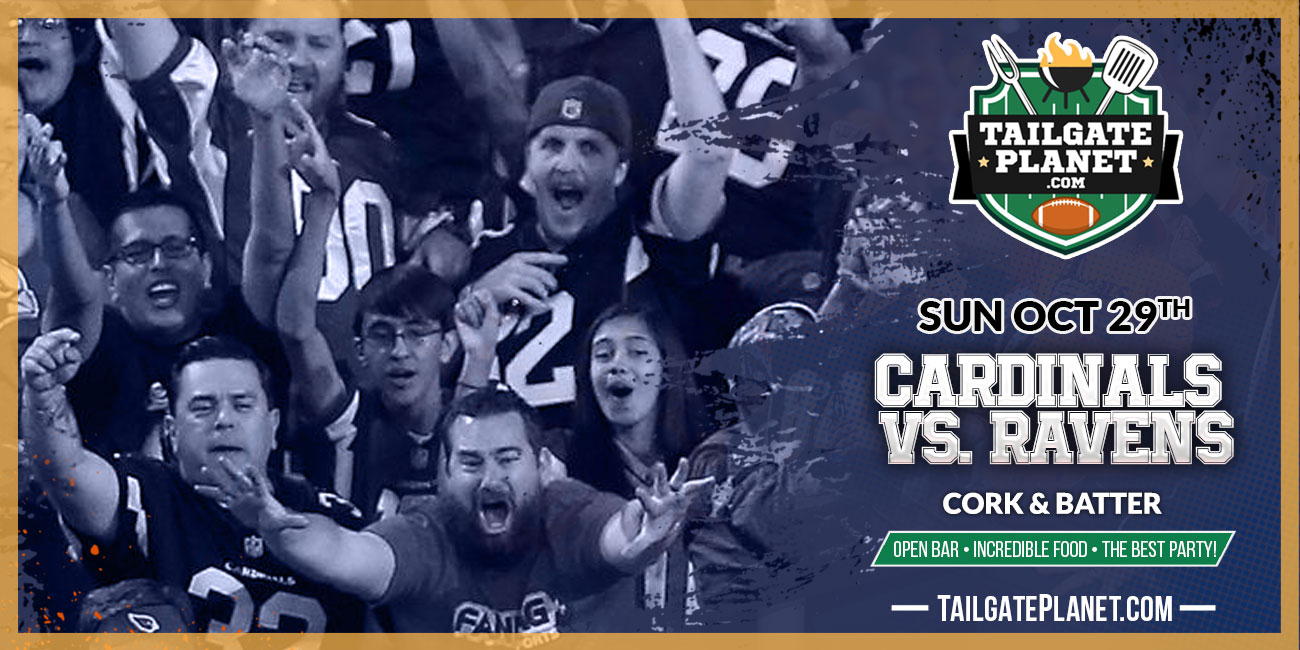 Cardinals Tailgate Party at SALT Tacos y Tequila - Cardinals vs Ravens