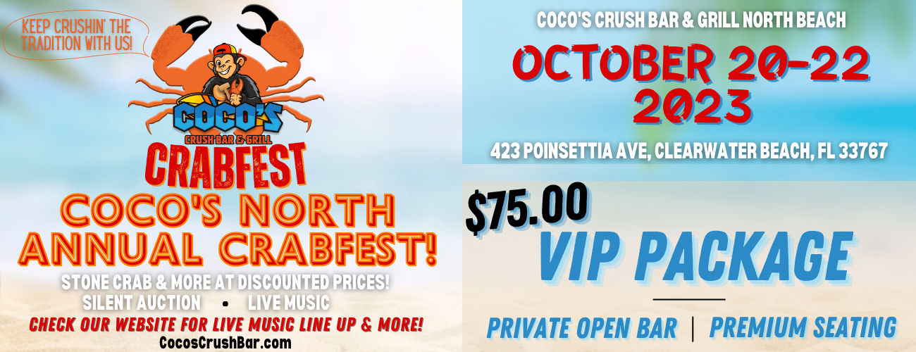 Coco's North Beach Annual Crabfest - VIP Package