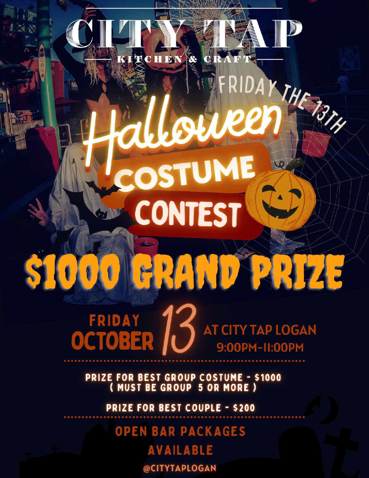 Halloween Costume Contest at City Tap House 2023 Tickets & Event ...