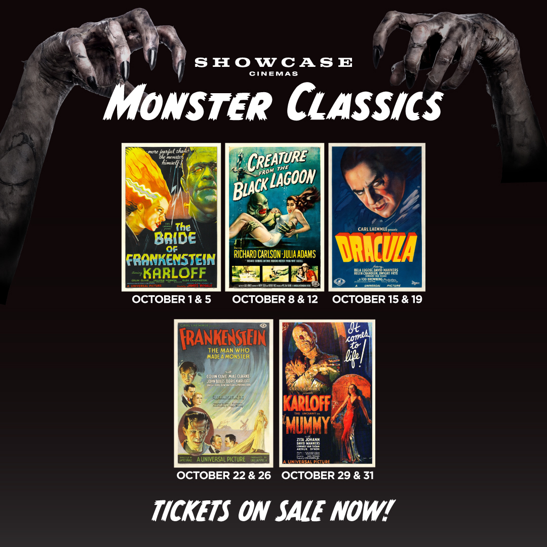 Celebrate Halloween with Showcase Cinemas’ Monster Classics Showcase