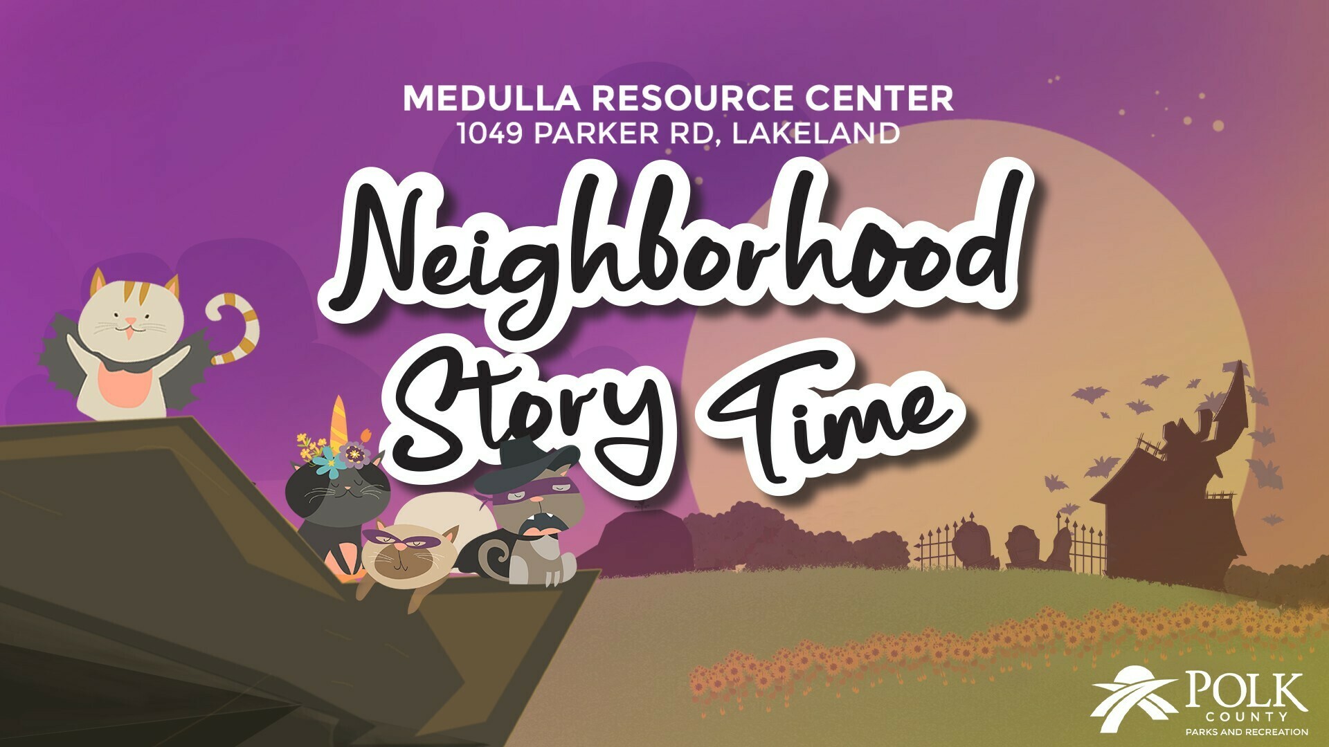 Neighborhood Story Time | Medulla Resource Center and Park |  UpcomingEvents.com