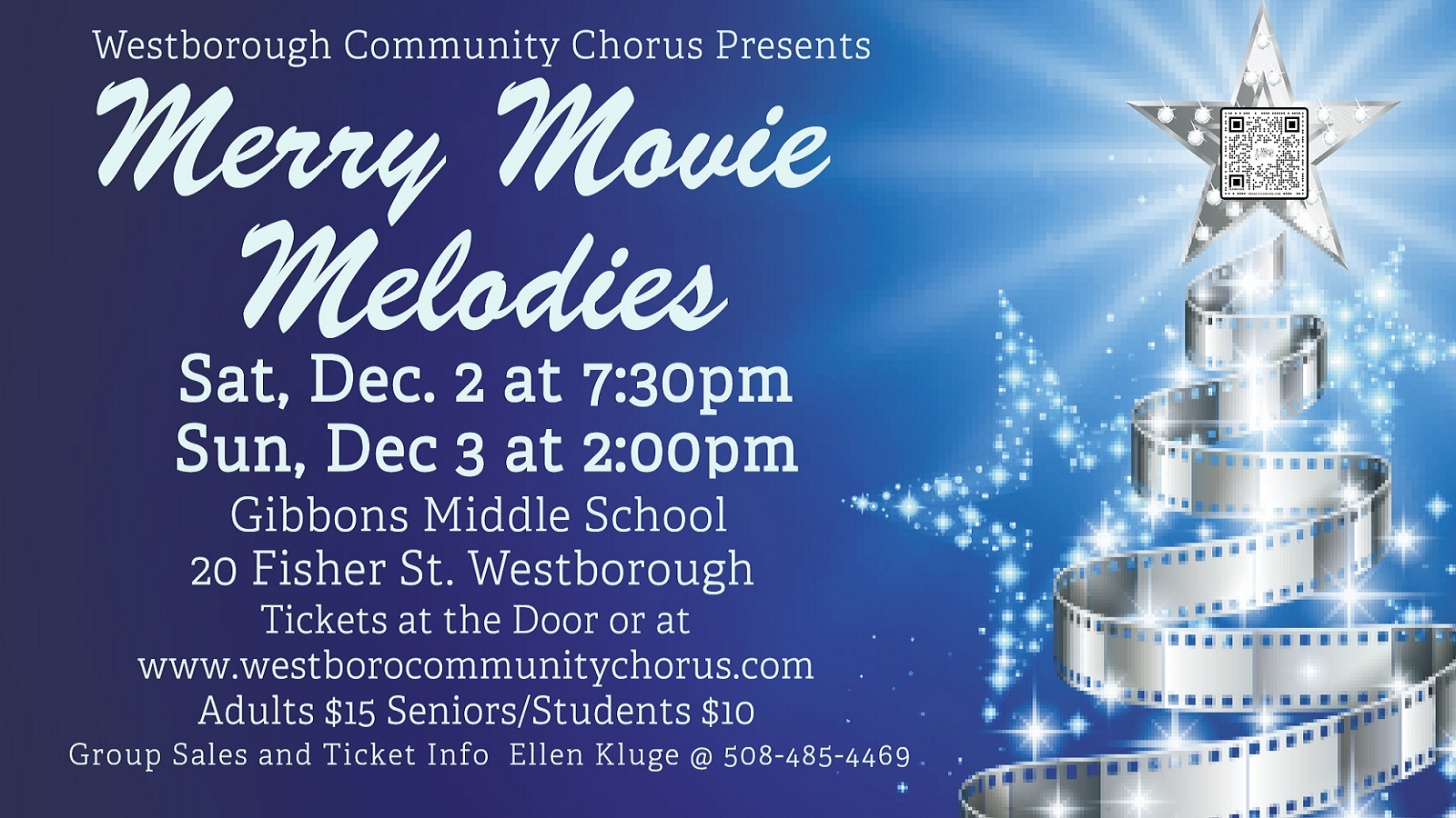 Westborough Community Chorus presents Merry Movie Melodies Sarah W