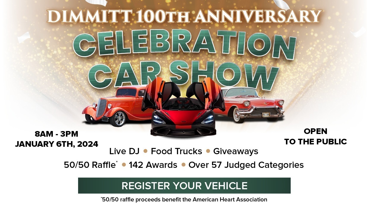 Dimmitt 100th Anniversary Open Car, Truck, Street Rod & Cadillac Show