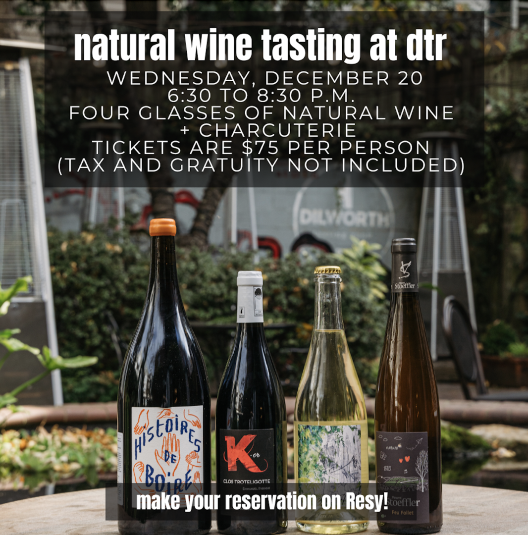 Natural Wine Tasting at DTR Dilworth Tasting Room