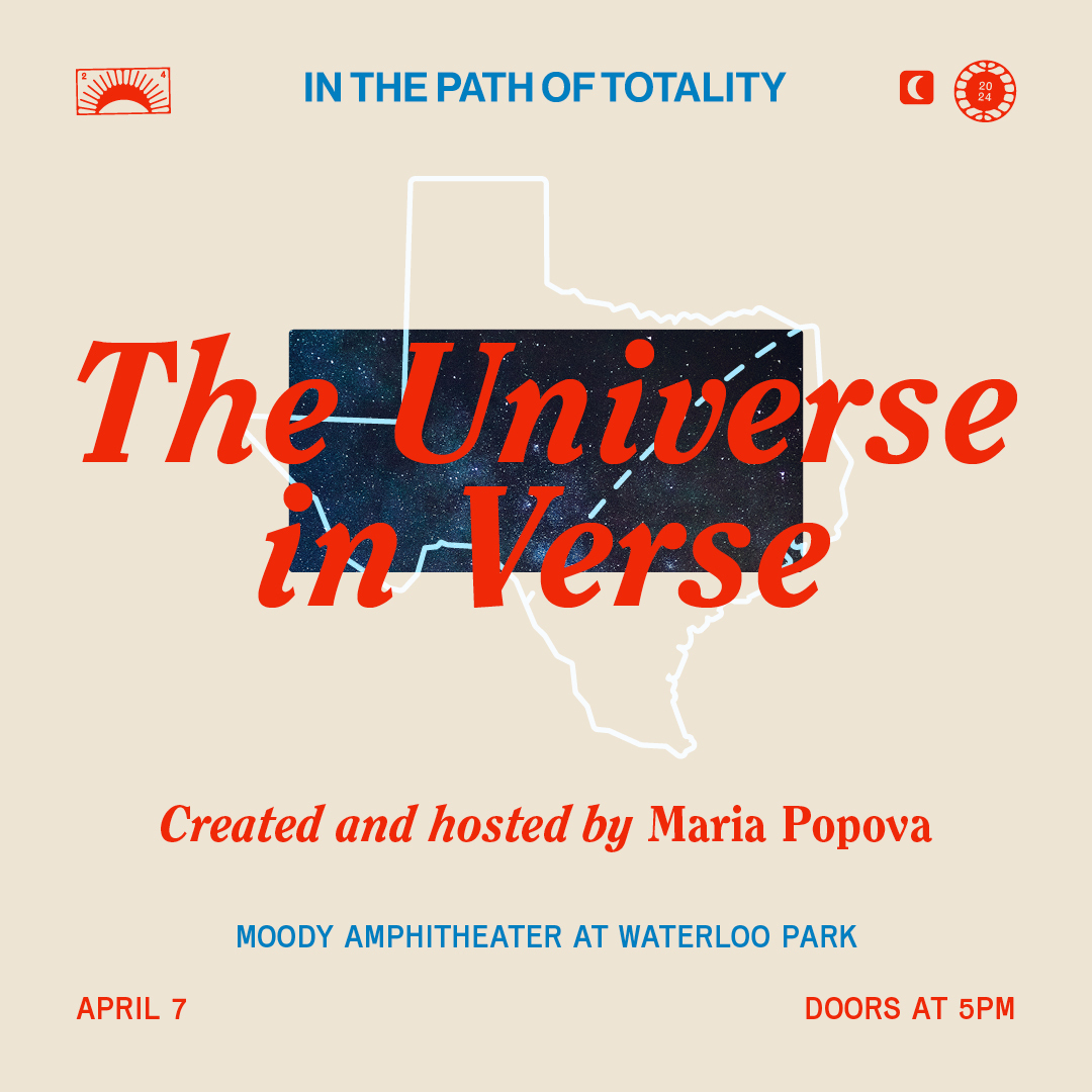 The Universe in Verse Moody Amphitheater at Waterloo Park