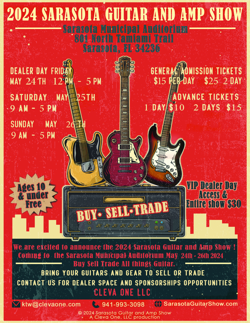 Sarasota Guitar and Amp Show | 801 S Tamiami Trail | UpcomingEvents.com