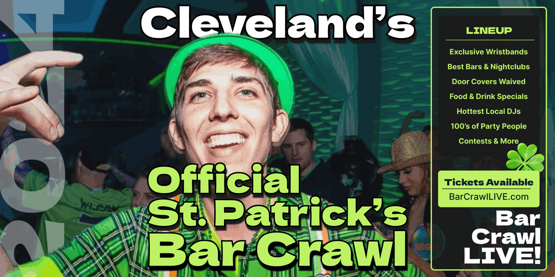 2024 Cleveland St Patricks Day Bar Crawl By Bar Crawl LIVE March 17th 