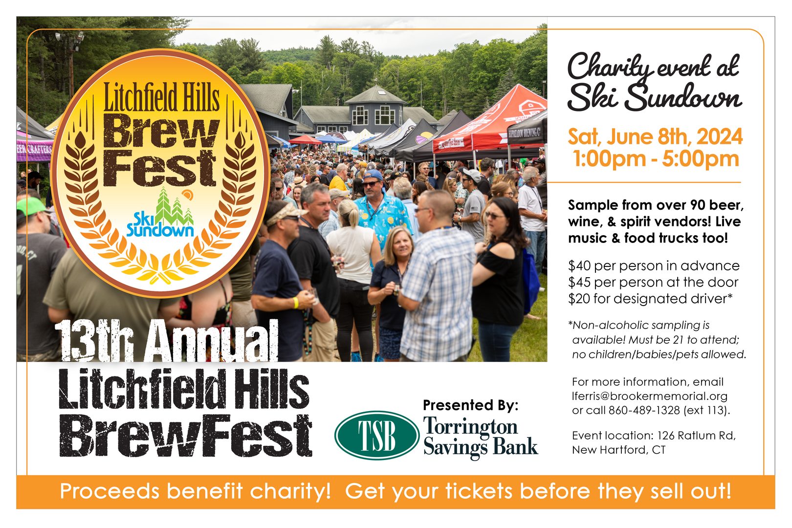 13th Annual Litchfield Hills BrewFest at Ski Sundown | Ski Sundown |  UpcomingEvents.com