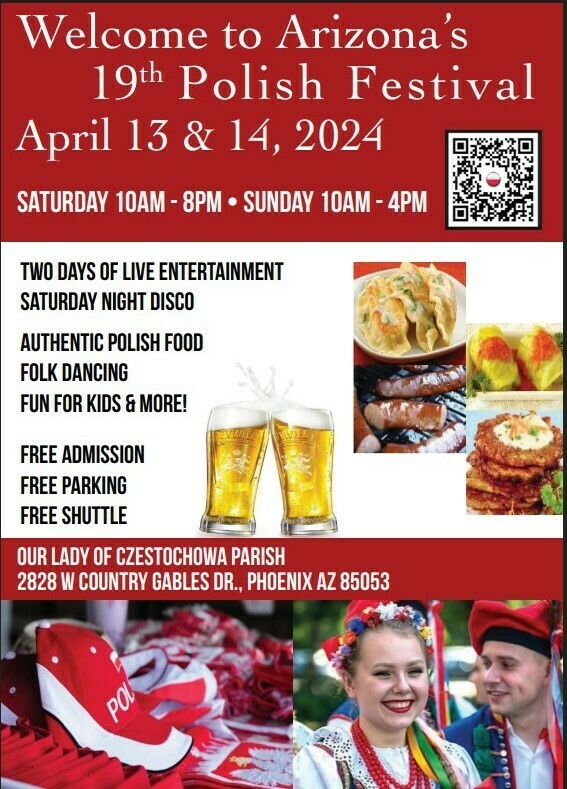 19th Annual Polish Festival April 13 and 14, 2024 | 2828 W Country