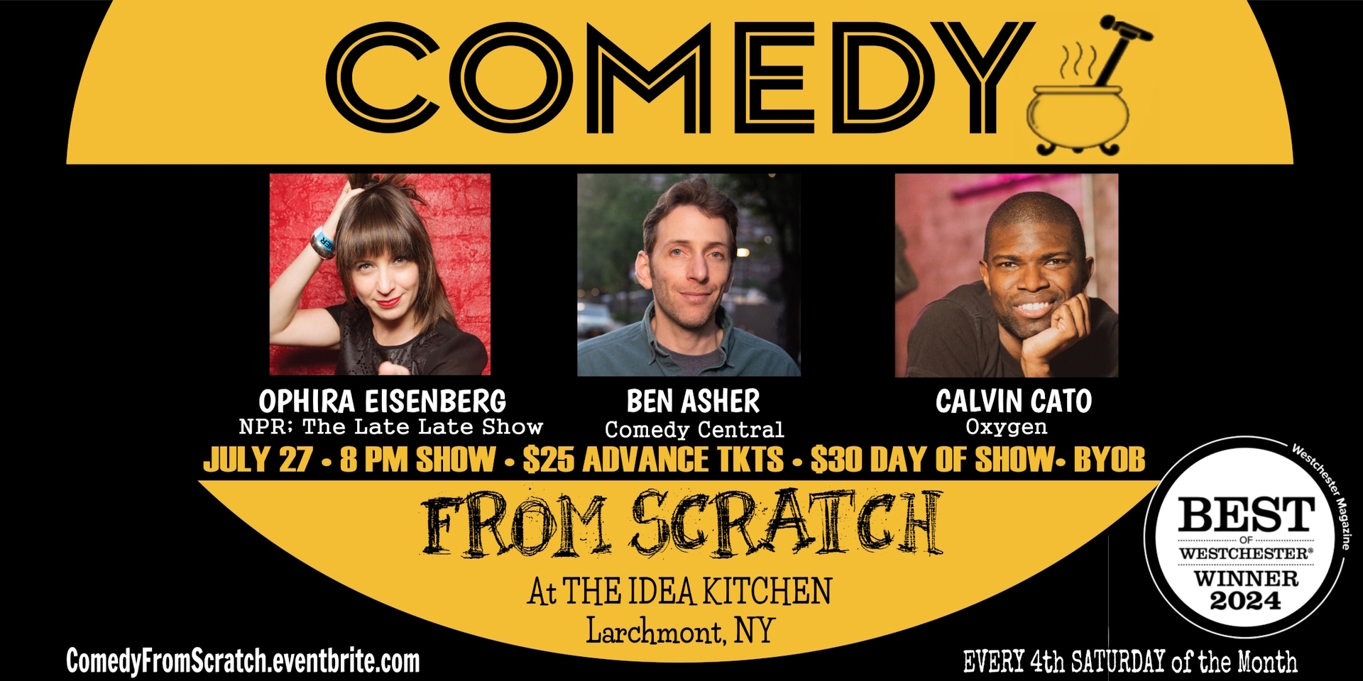 Comedy From Scratch at The Idea Kitchen in Larchmont – Westchester ...