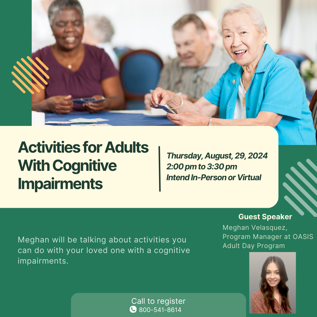 Activities For Adults With Cognitive Impairments | Fresno