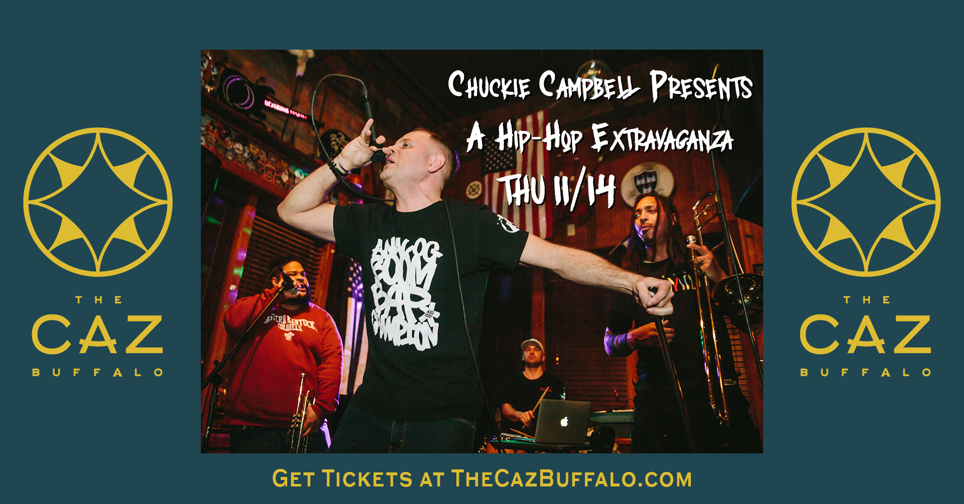 Chuckie Campbell Presents a HipHop Extravaganza feat Dave Stewy, O