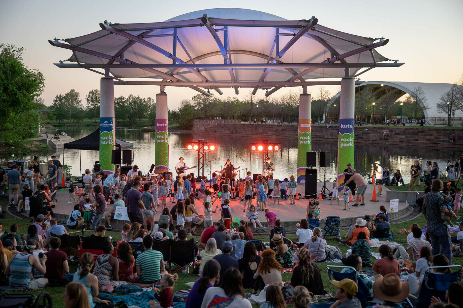 Rock the Park Concert Series at Mueller Lake Park amphitheater ...