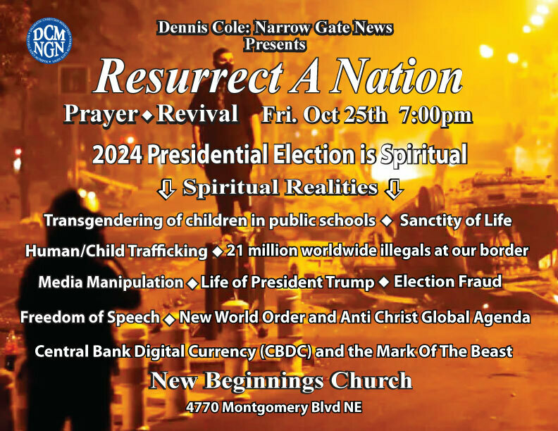 Resurrect A Nation Prayer Revival New Beginnings Church of God