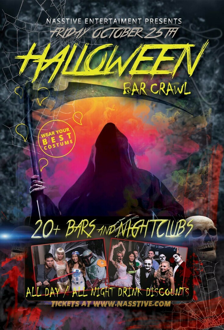 Denver Zombie Crawl Halloween Bar Crawl Friday, October 25th