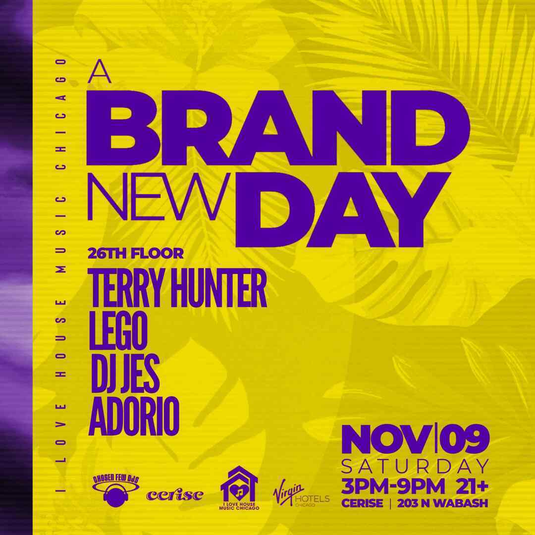 A Brand New Day House Music Day Party at Cerise Rooftop At Virgin