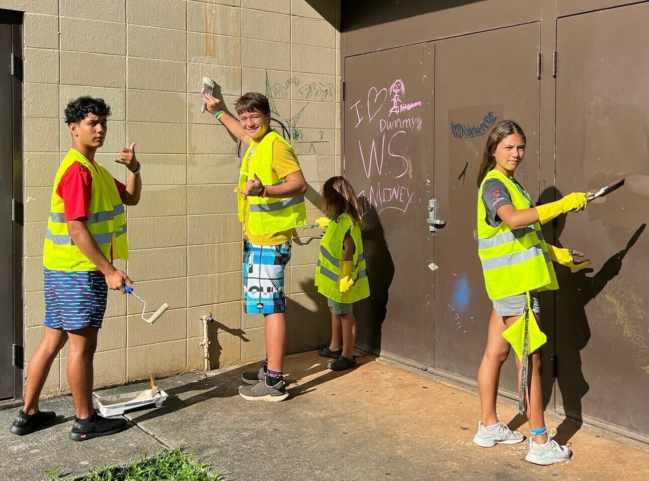Malama 96744 Graffiti PaintOut and Community CleanUp Kaneohe Skate