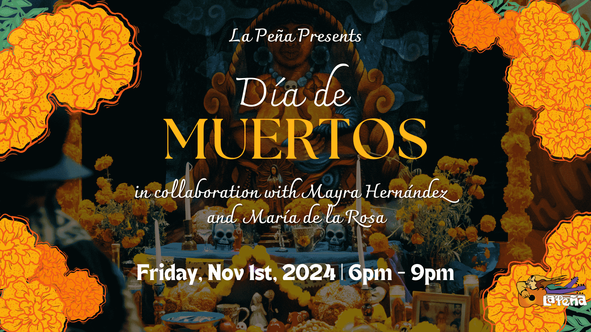 Celebración de Día de Muertos Ceremony, Altar, Activities, Music