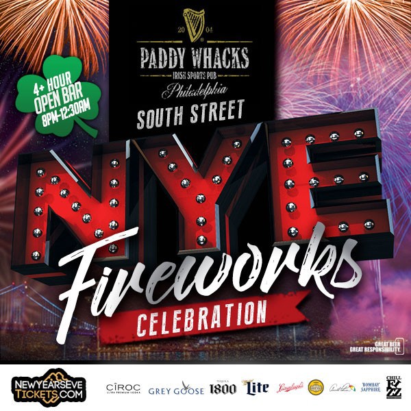 South Street New Year's Eve Fireworks Celebration