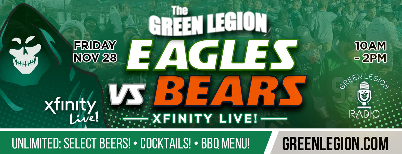Eagles vs. Bears  - Green Legion Home Game Tailgate