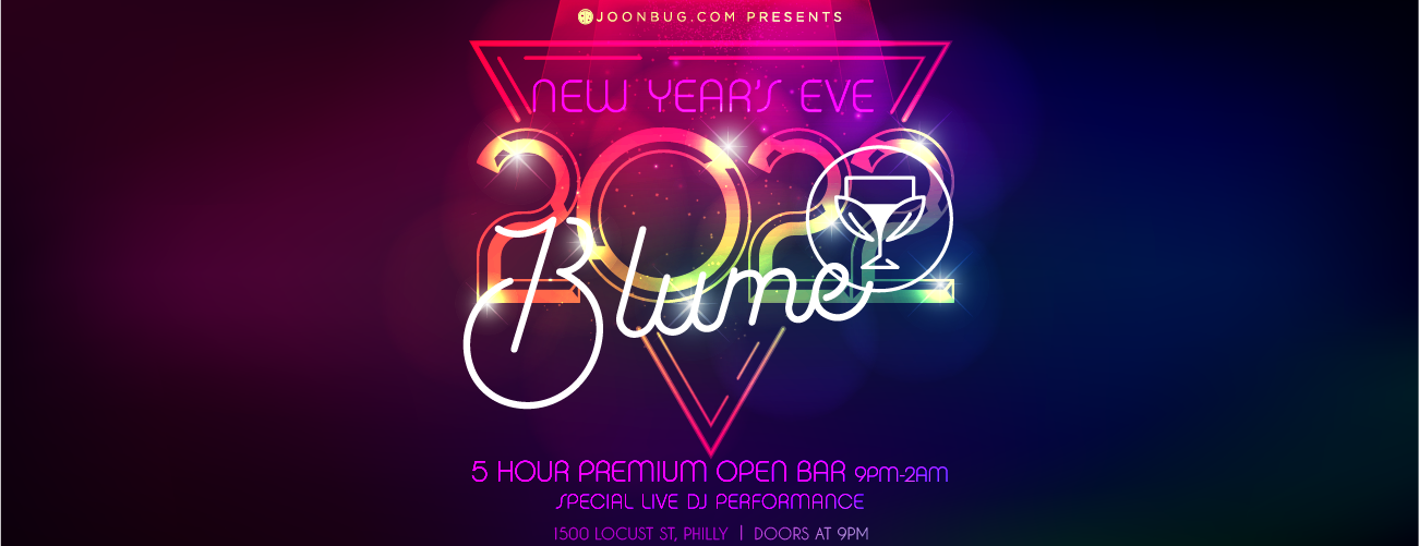 New Year's Eve in Philadelphia at Blume