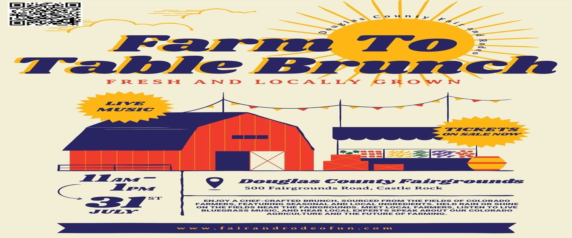 Farm to Table Brunch | Douglas County Fairgrounds | UpcomingEvents.com