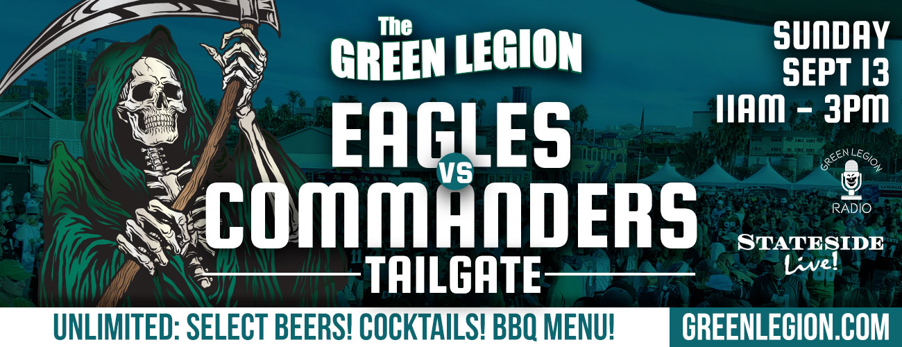 Eagles vs. Commanders - Green Legion Home Game Tailgate