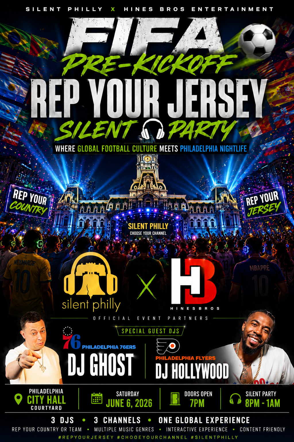 Silent Philly FIFA Pre-Kickoff Party