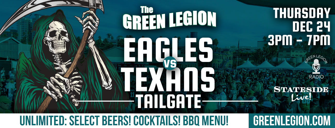 Eagles vs. Texans- Green Legion Home Game Tailgate