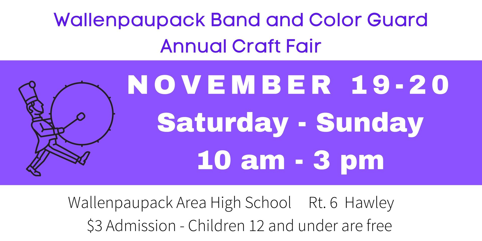 Wallenpaupack Band and Color Guard Booster Craft Fair Wallenpaupack