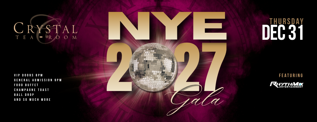 New Year's Eve at the Crystal Tea Ballroom - Philly's Best NYE Party