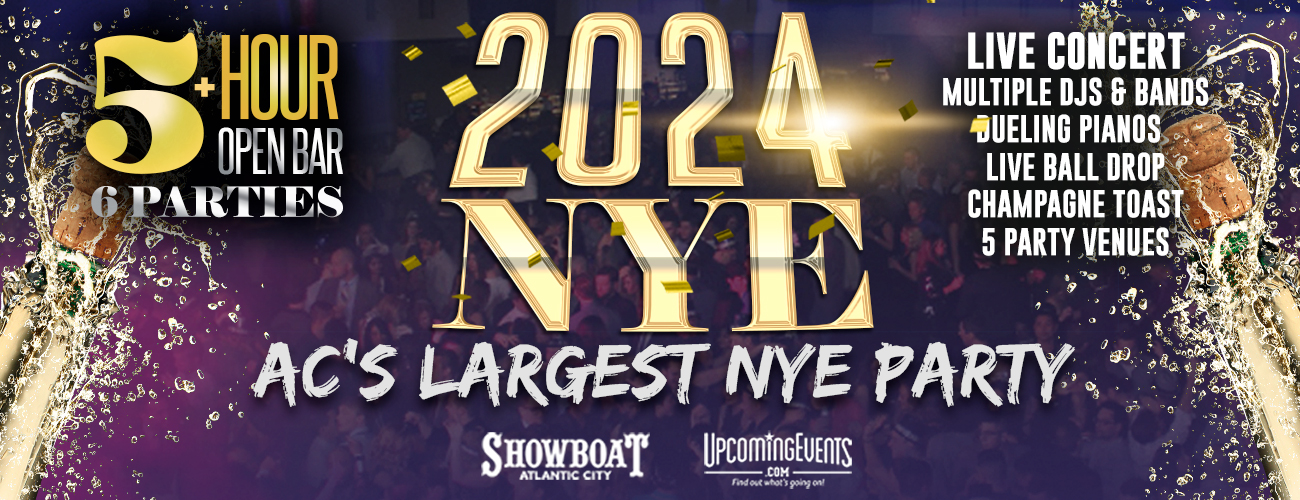 New Year's Eve in Atlantic City at The Showboat Hotel