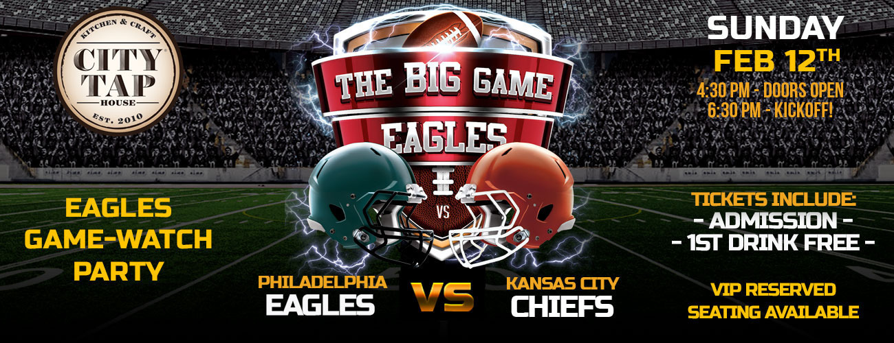 The BIG GAME Watch Party - City Tap House (Univ. City)