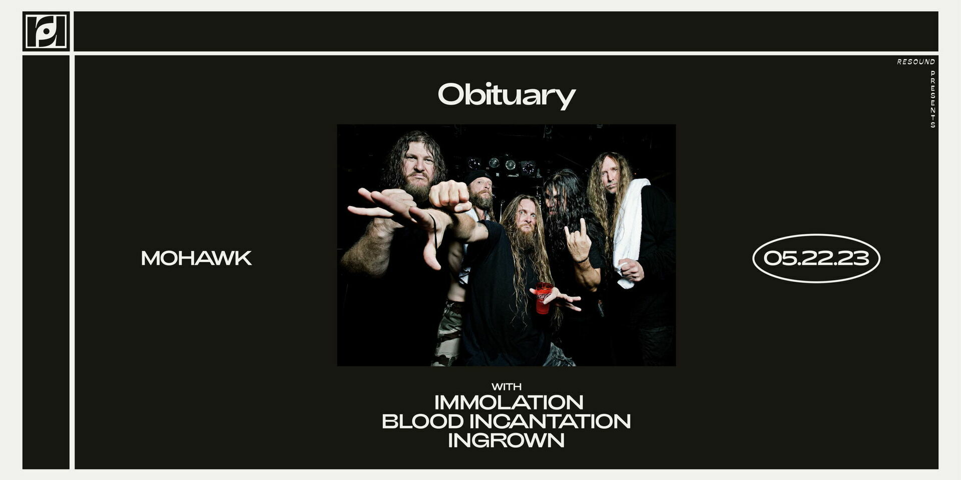 Obituary w/ Immolation, Blood Incantation and Ingrown at Mohawk 5/22 | Mohawk  Austin | UpcomingEvents.com