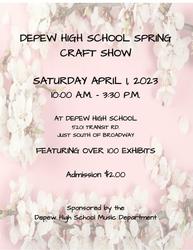 Depew HS Music Department Spring Craft Show