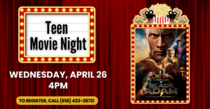 Teen Movie Night- Black Adam