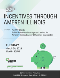 Ameren Presentation on Incentives with Kenny Blum--Rescheduled from 3/15