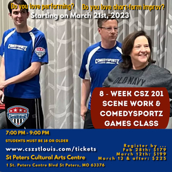 CSZ 201 SCENE WORK & COMEDYSPORTZ GAMES CLASS