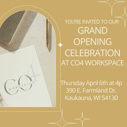 CO4 Workspace Grand Opening! - April 6th at 4p