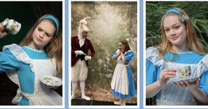 A Tea Party with Alice In Wonderland