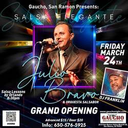 Grand Opening Alert: Get Ready to Salsa at Salsa Elegante - Gaucho SanRamon