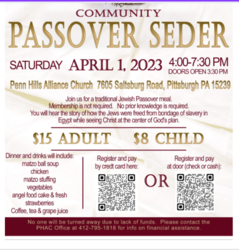 Community Passover Seder Dinner