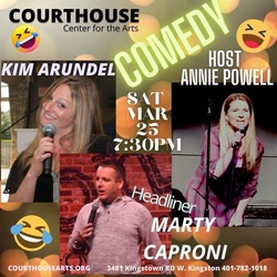 Komedy with Kim Arundel and Host Annie Powell-Headliner Marty Caproni