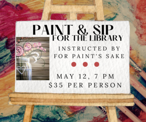 Paint & Sip for the Library