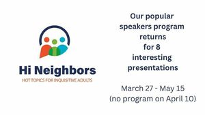 Hi Neighbors Speakers Program