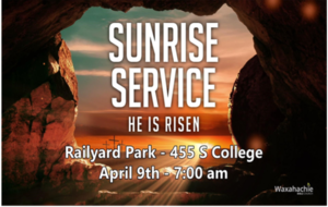 Sunrise service