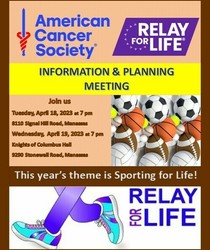 Relay for Life Information & Planning Meeting for American Cancer Society