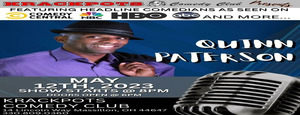 Comedian Quinn Patterson at Krackpots Comedy Club, Massillon