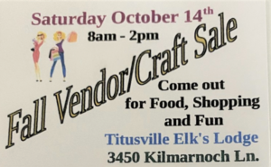 Fall Fundraiser:  DOE's Fall Craft and Vendor Fair